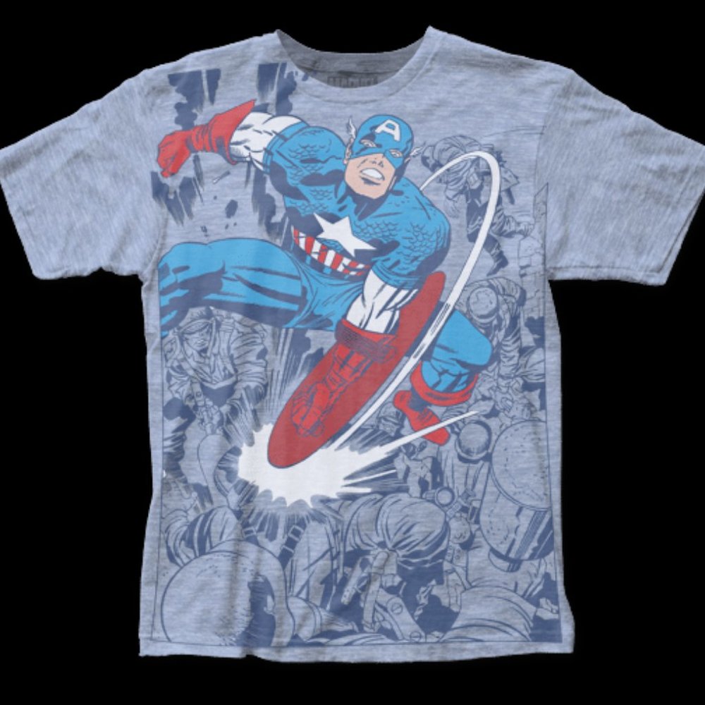 Marvel Comics Captain America   Mens T-shirt